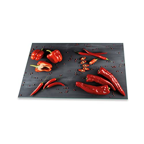 decorwelt | Herdabdeckplatte 80x52 cm 1-Teilig Gemüse Rot Ceranfeldabdeckung Universal Spritzschutz Glas Deko Elektroherd Induktion für Kochplatten Herdschutz Schneidebrett Sicherheitsglas decorwelt | Herdabdeckplatte 80x52 cm 1-Teilig Gemüse Rot Ceranfeldabdeckung Universal Spritzschutz Glas Deko Elektroherd Induktion für Kochplatten Herdschutz Schneidebrett Sicherheitsglas von decorwelt