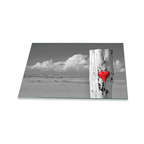 decorwelt | Herdabdeckplatte 80x52 cm 1-Teilig Herz Grau Ceranfeldabdeckung Universal Spritzschutz Glas Deko Elektroherd Induktion für Kochplatten Herdschutz Schneidebrett Sicherheitsglas decorwelt | Herdabdeckplatte 80x52 cm 1-Teilig Herz Grau Ceranfeldabdeckung Universal Spritzschutz Glas Deko Elektroherd Induktion für Kochplatten Herdschutz Schneidebrett Sicherheitsglas von decorwelt