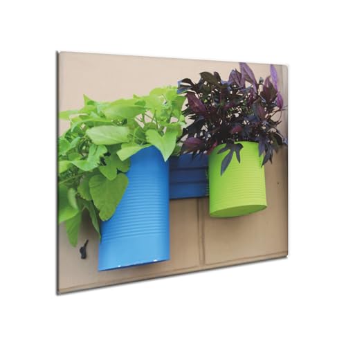decorwelt | Herdabdeckplatte Glas 60x52 cm Ceranfeld Abdeckung Spritzschutz Abdeckplatte rutschfest Ceranfeldabdeckung Küche Natur von decorwelt