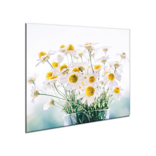 decorwelt | Herdabdeckplatte Glas 60x52 cm Ceranfeld Abdeckung Spritzschutz Abdeckplatte rutschfest Ceranfeldabdeckung Küche Natur von decorwelt