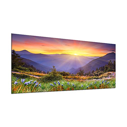 decorwelt | Herdabdeckplatte Glas 90x52 cm 1-Teilig Natur Grün Ceranfeldabdeckung Universal Spritzschutz Deko Elektroherd Induktion für Kochplatten Herdschutz Schneidebrett rutschfest von decorwelt