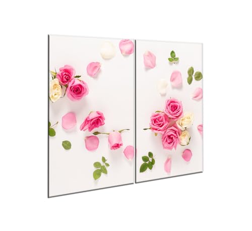 decorwelt |Herdabdeckplatte Glas Set 2x30x52 cm Ceranfeld Abdeckung Spritzschutz Abdeckplatte rutschfest Ceranfeldabdeckung Pink Natur decorwelt |Herdabdeckplatte Glas Set 2x30x52 cm Ceranfeld Abdeckung Spritzschutz Abdeckplatte rutschfest Ceranfeldabdeckung Pink Natur von decorwelt
