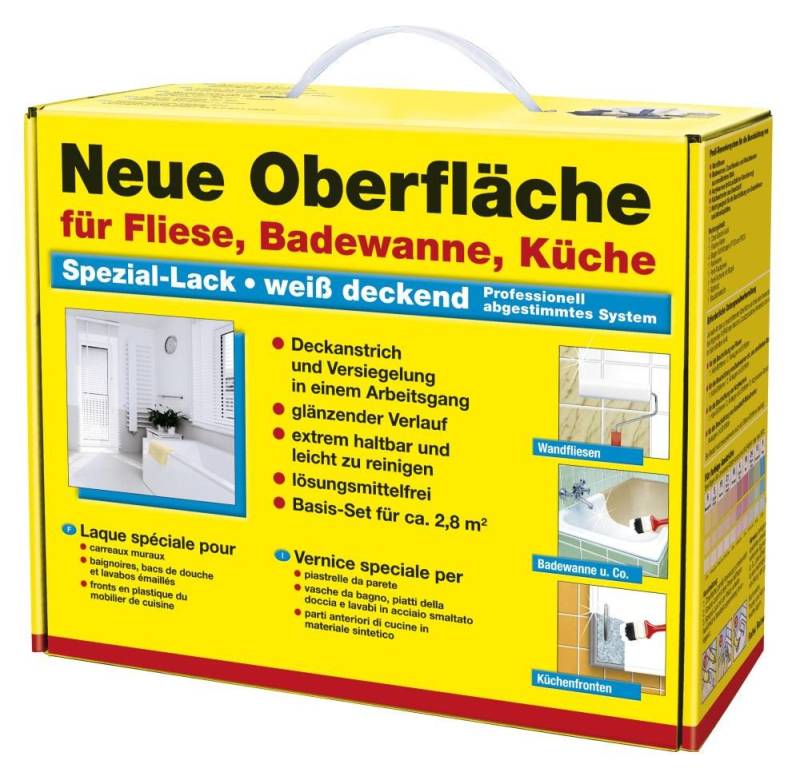decotric® Klarlack Decotric Neue Oberfläche Basis-Set für Fliese von decotric®