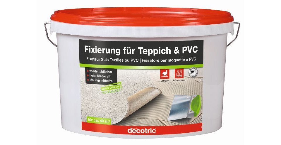 decotric® PVC-Kleber Decotric Fixierung für Teppich und PVC 10 kg von decotric®