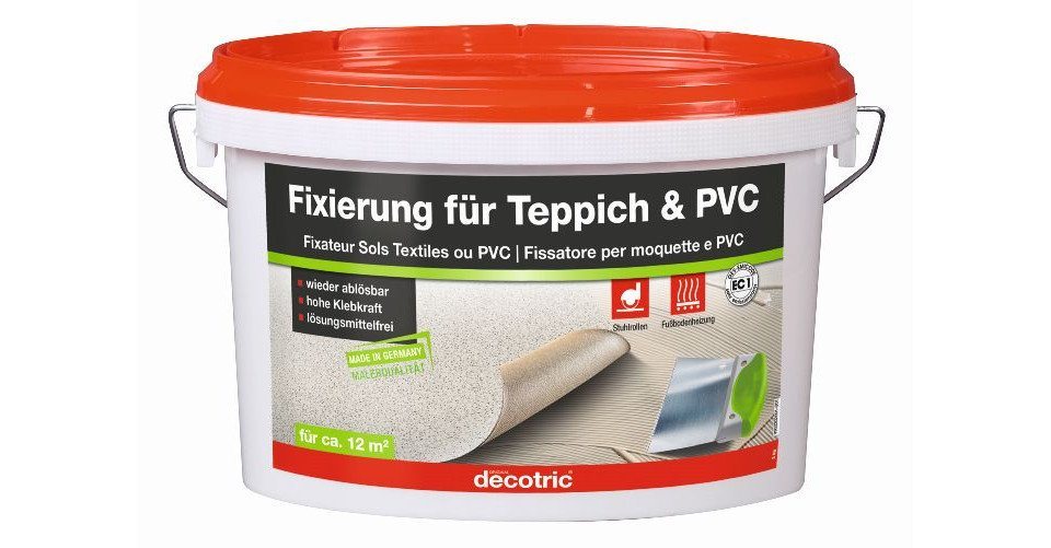 decotric® PVC-Kleber Decotric Fixierung für Teppich und PVC 3 kg von decotric®