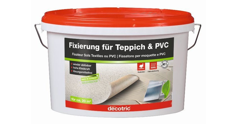 decotric® PVC-Kleber Decotric Fixierung für Teppich und PVC 5 kg von decotric®