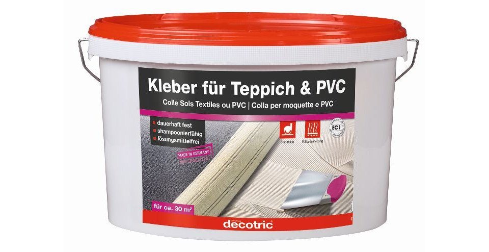 decotric® PVC-Kleber Decotric Kleber für Teppich und PVC 10 kg von decotric®