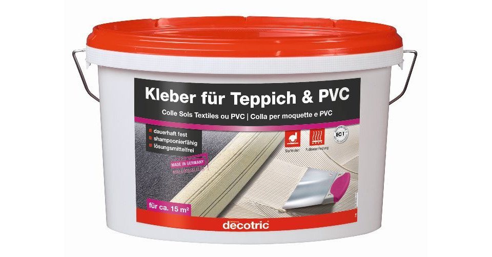 decotric® PVC-Kleber Decotric Kleber für Teppich und PVC 5 kg von decotric®