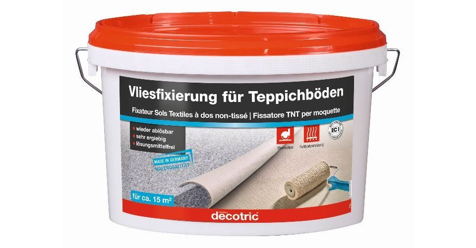 decotric® PVC-Kleber Decotric Vliesfixierung für Teppichböden 3 kg von decotric®