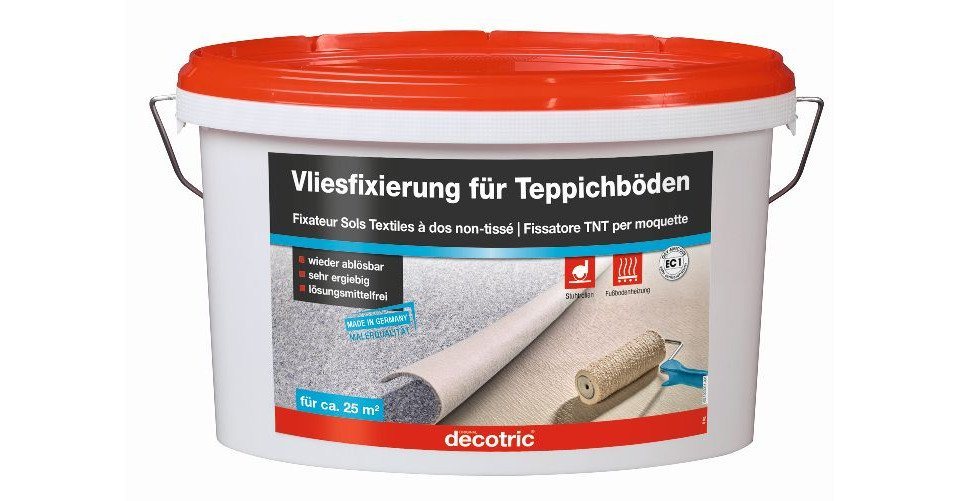 decotric® PVC-Kleber Decotric Vliesfixierung für Teppichböden 5 kg von decotric®