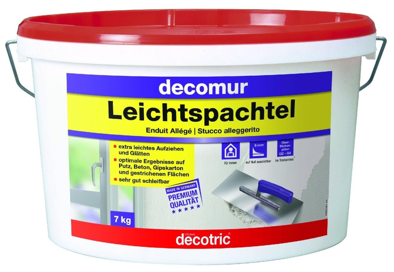 decotric® Spachtelmasse Decotric Decomur Leichtspachtel 7 kg von decotric®