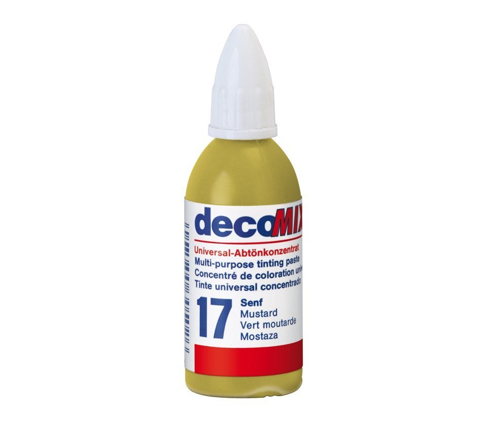 decotric® Vollton- und Abtönfarbe Decotric Abtönkonzentrat 20 ml senf von decotric®