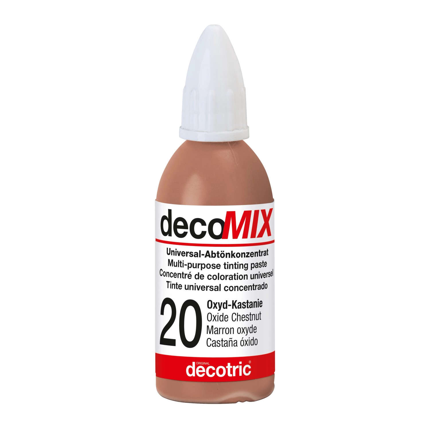 Decomix Universal-Abtönkonzentrat Oxyd-Kastanie 20 ml von decotric