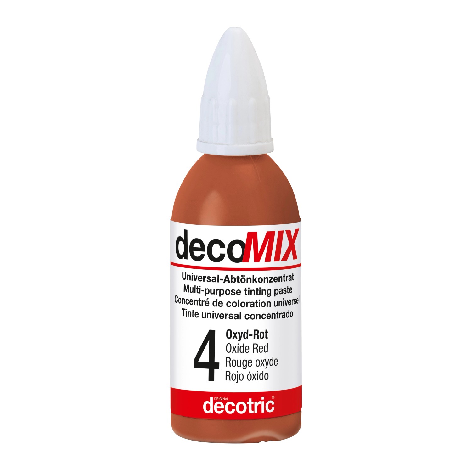 Decomix Universal-Abtönkonzentrat Oxyd-Rot 20 ml von decotric