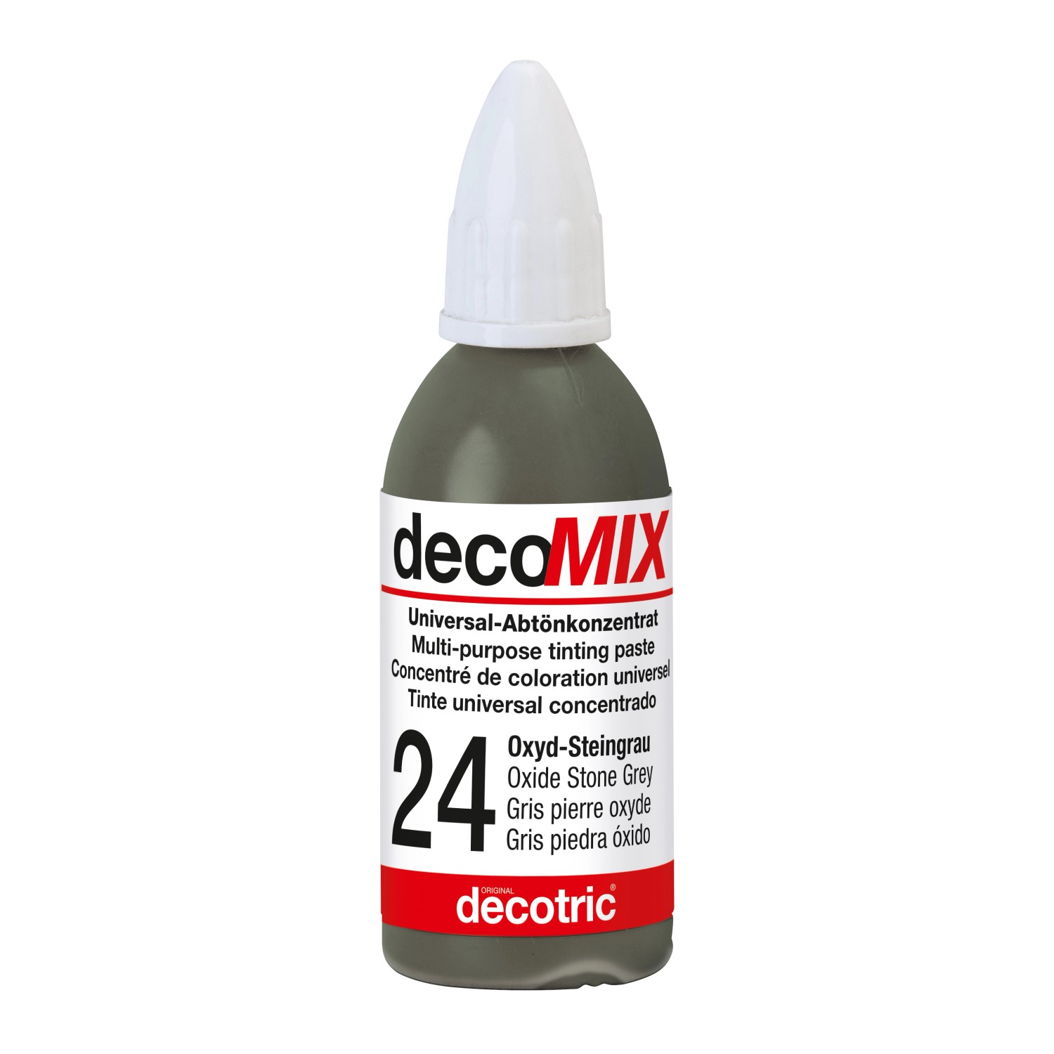 Decomix Universal-Abtönkonzentrat Oxyd-Steingrau 20 ml von decotric