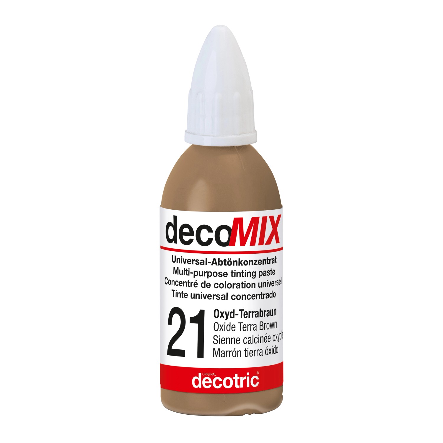 Decomix Universal-Abtönkonzentrat Oxyd-Terrabraun 20 ml von decotric