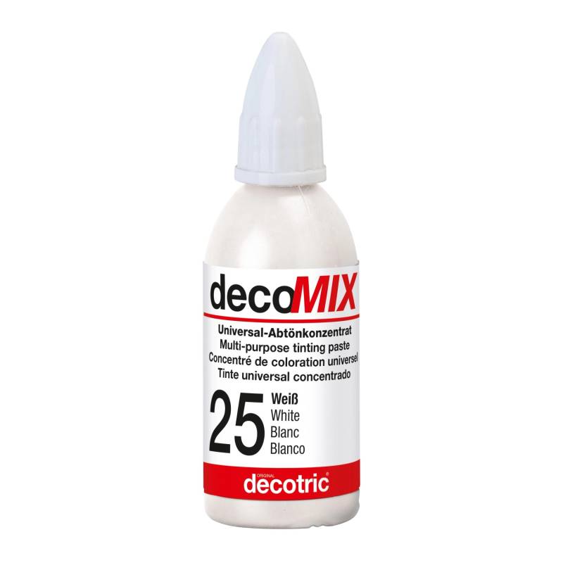 Decomix Universal-Abtönkonzentrat Oxyd-Weiß 20 ml von decotric