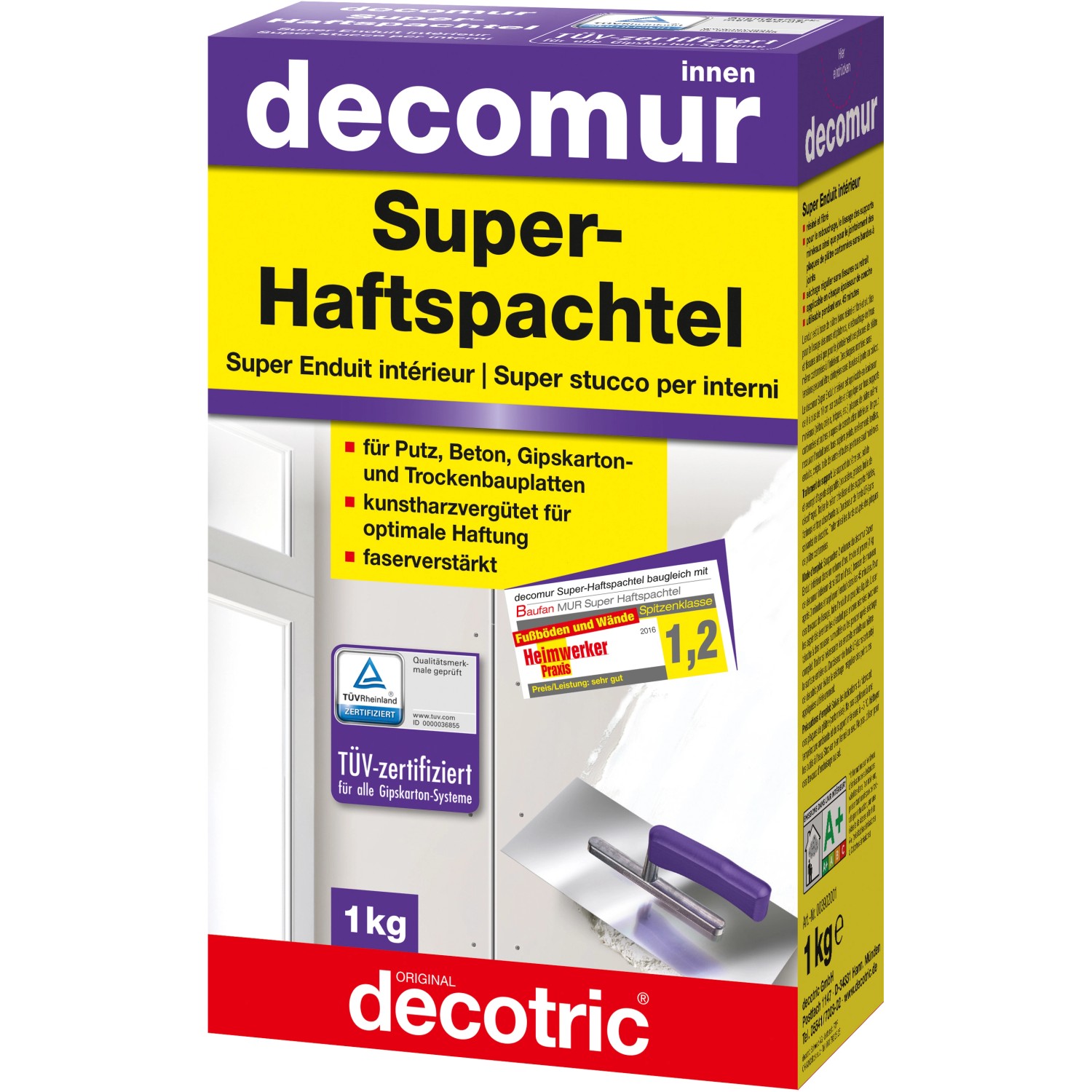 Decomur Super-Haftspachtel 1 kg von decotric