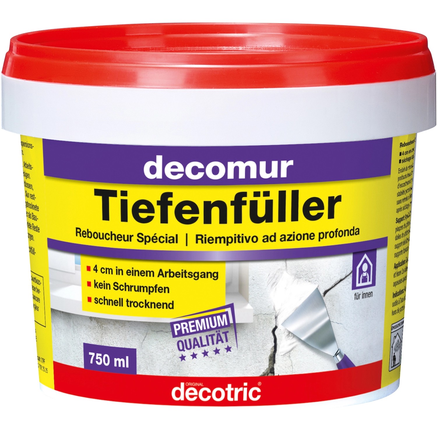 Decomur Tiefenfüller 750 ml Weiß von decotric