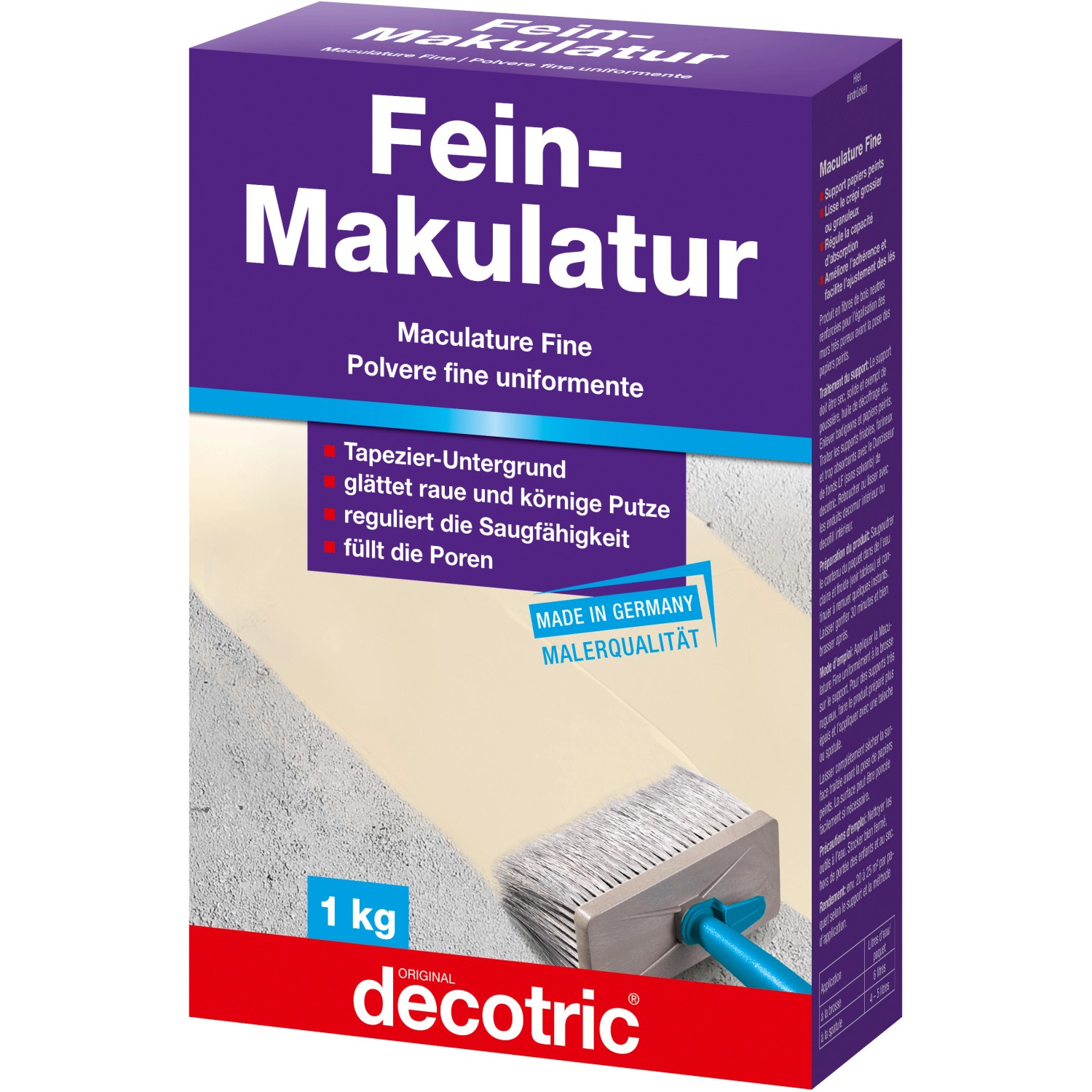 Decotric Fein-Makulatur 1 kg von decotric