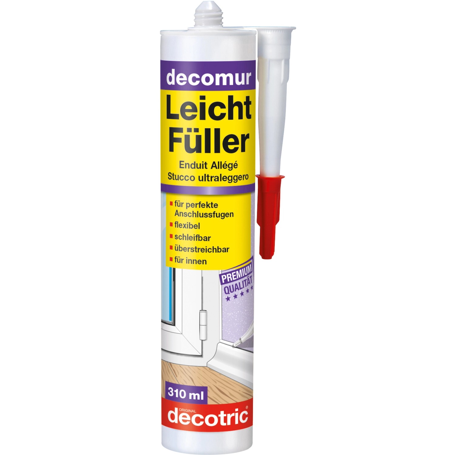 Decotric Leichtfüller L10 Decomur Weiß 310 ml von decotric