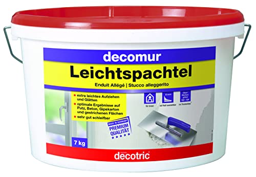 Decotric Leichtspachtel Decomur Weiß 7 kgArt.Nr. 4275939 von decotric