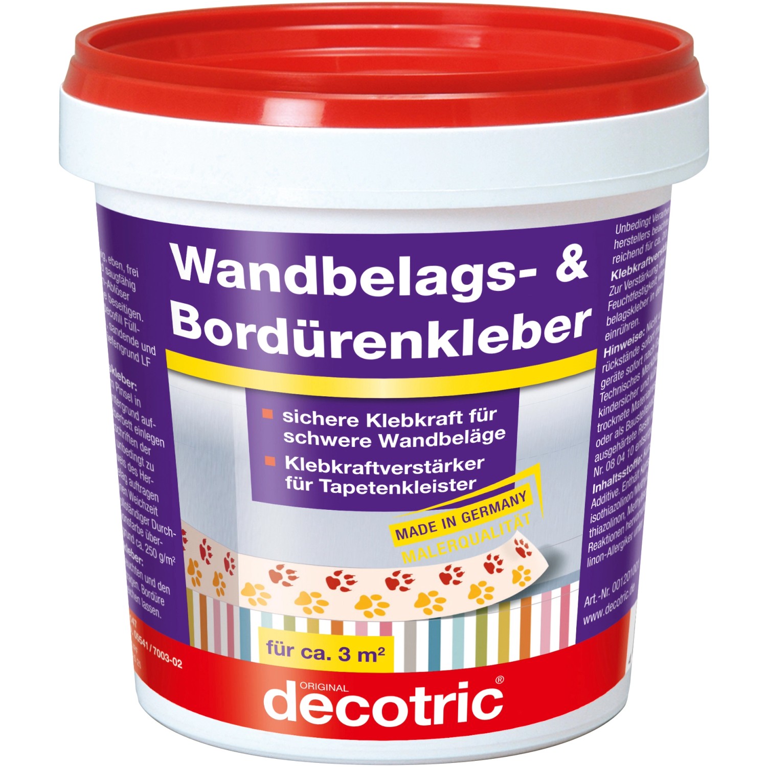 Decotric Wandbelagskleber 750 g von decotric