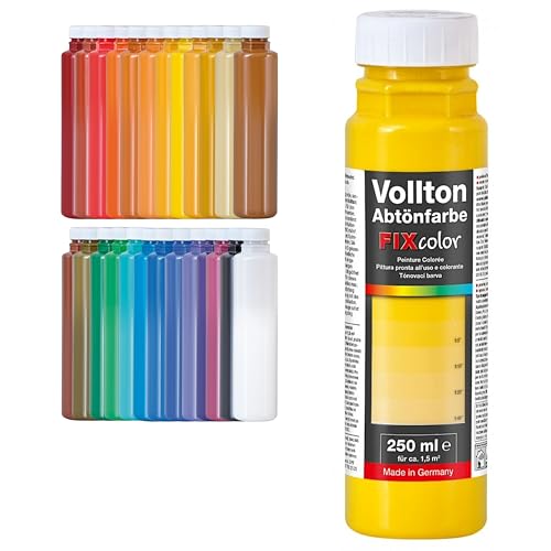 decotric Decolor Bunte Abtönfarbe Sonnengelb - 250 ml I Dispersionsfarbe für dekorative Anstriche und wasserbasierten Materialien I Hohe Farbkraft & Ergiebigkeit decotric Decolor Bunte Abtönfarbe Sonnengelb - 250 ml I Dispersionsfarbe für dekorative Anstriche und wasserbasierten Materialien I Hohe Farbkraft & Ergiebigkeit von decotric