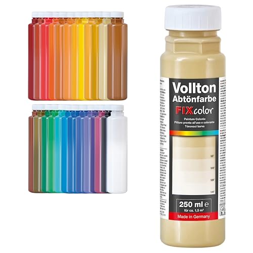 decotric Decolor Bunte Wandfarbe Elfenbein - 250 ml I Dispersionsfarbe für dekorative Anstriche und wasserbasierten Materialien I Hohe Farbkraft & Ergiebigkeit von decotric