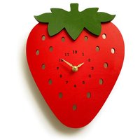 Erdbeere Wanduhr, Einweihungsparty, Geburtstag, Babyparty, Kinderzimmer, Kawaii von decoylab