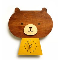 Kawaii Bär Wanduhr, Hauseinweihung, Geburtstag, Baby Party, Kinderzimmer Dekor von decoylab