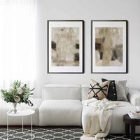 Moderne Neutrale Kunst, 2Er-Set Kunstdrucke, Große Wandbilder, Feine Strichzeichnung, Wohnzimmerdekoration, Abstrakte Wandkunst A122 Moderne Neutrale Kunst, 2Er-Set Kunstdrucke, Große Wandbilder, Feine Strichzeichnung, Wohnzimmerdekoration, Abstrakte Wandkunst A122 von deepEdity