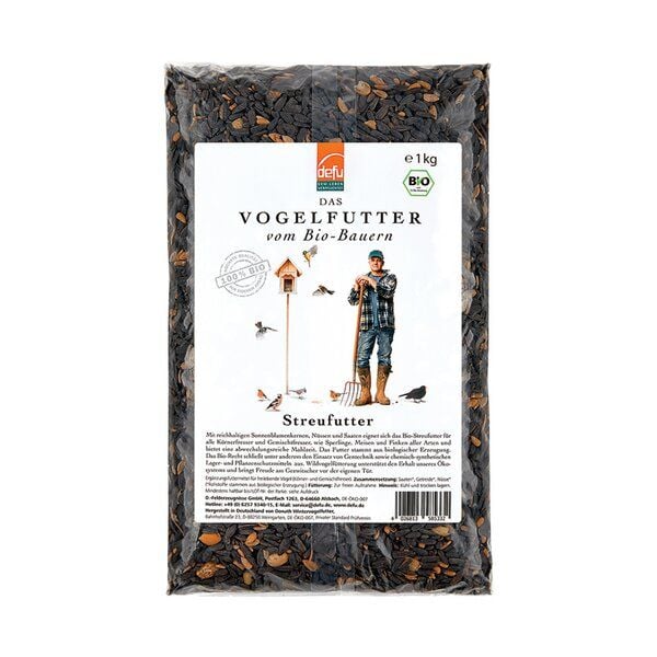 defu Bio Vogelfutter Streufutter für Wildvögel und Geflügel von defu