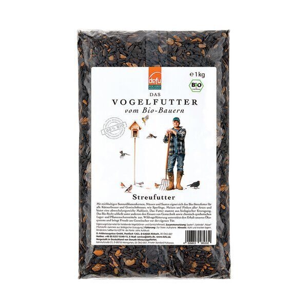 defu Bio Vogelfutter Streufutter für Wildvögel und Geflügel von defu