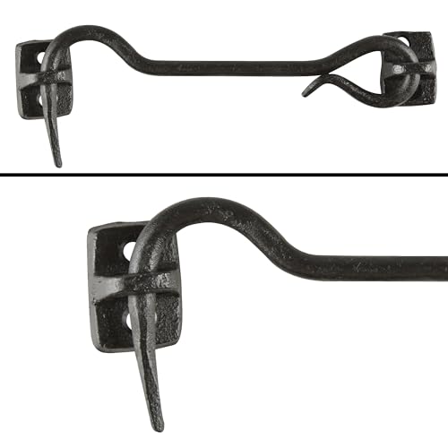 Kabinenhaken KAJÜTHAKEN 'S' Sturmhaken Metall schwarz Fensterhaken Türriegel Kabinenhaken KAJÜTHAKEN 'S' Sturmhaken Metall schwarz Fensterhaken Türriegel von degawo
