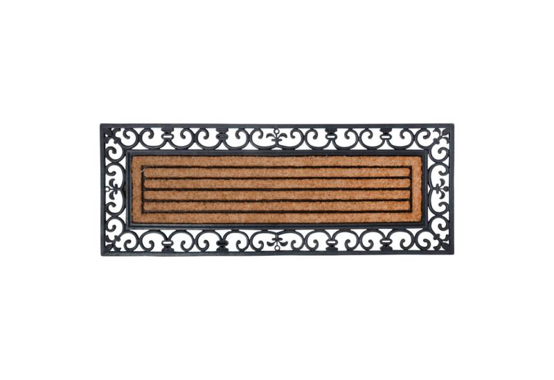 degawo Fußmatte Sehr große Fußmatte Türmatte Fußabtreter Kokos Gummi 120 x 45 x 2 cm von degawo