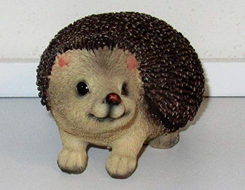 /dehner Dekofigur Igel / ca. 15 x 8 x 9 cm / Polyresin / braun von /dehner