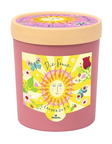 moses. Basically it's magic Duftkerze Zauberduft Sonne | vegane Kerze in Geschenkverpackung | nachhaltige Duftkerze | Kerze Duftkomposition Bergamotte Amber Patchouli von moses