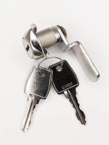 EuroLocks Hebelzylinder Serie X für Stahl-Büromöbel (X36 2 Schlüssel) von dein-schluessel