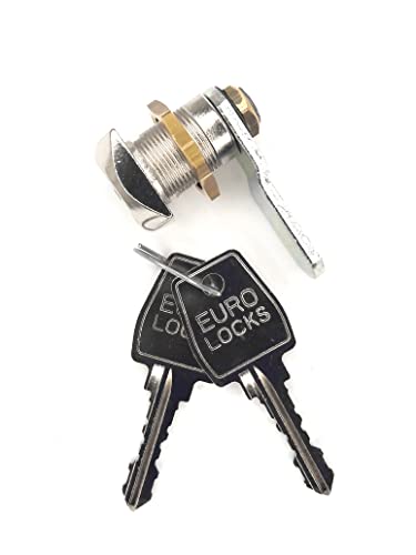EuroLocks Hebelzylinder Serie X für Stahl-Büromöbel (X37 2 Schlüssel) von dein-schluessel