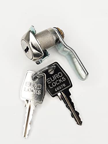 EuroLocks Hebelzylinder Serie X für Stahl-Büromöbel (X38 2 Schlüssel) von dein-schluessel