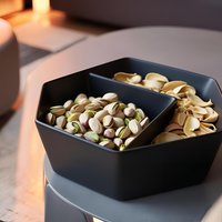 Pistazienschale Mit Trennwand - Snackschale Nussschale & Obstschale | 3D-Druck Umweltfreundlich Handmade Küchenzubehör Geschenkidee Pistazienschale Mit Trennwand - Snackschale Nussschale & Obstschale | 3D-Druck Umweltfreundlich Handmade Küchenzubehör Geschenkidee von deindruckstueck
