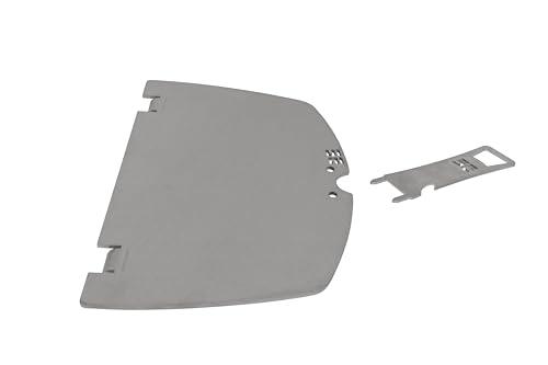 deingrillrost.de Grillplatte + Heber Plancha f. Weber Q200 Q 220 240 2000 2200 Edelstahl 4mm EE von deingrillrost.de