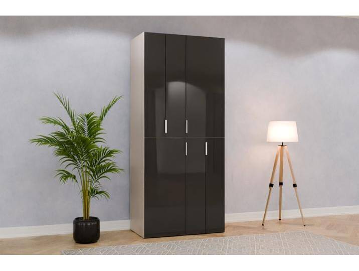 Badezimmer Einbauschrank/ Badschrank nach Maß - RAL 9004 Signalschwarz - 240x240x62cm - Individuell konfigurieren von deinschrank.de