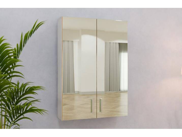 Badezimmer Hängeschrank/ Badschrank nach Maß - RAL 1004 Goldgelb - 120x120x22cm - Individuell konfigurieren von deinschrank.de