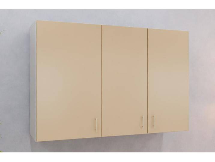Badezimmer Hängeschrank/ Badschrank nach Maß - RAL 1014 Elfenbein - 100x100x42cm - Individuell konfigurieren von deinschrank.de