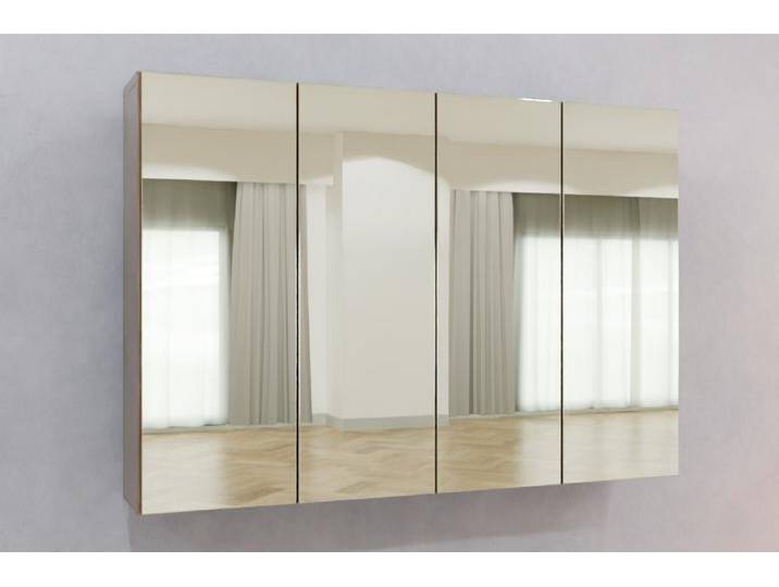 Badezimmer Hängeschrank/ Badschrank nach Maß - RAL 8003 Lehmbraun - 84x84x22cm - Individuell konfigurieren von deinschrank.de