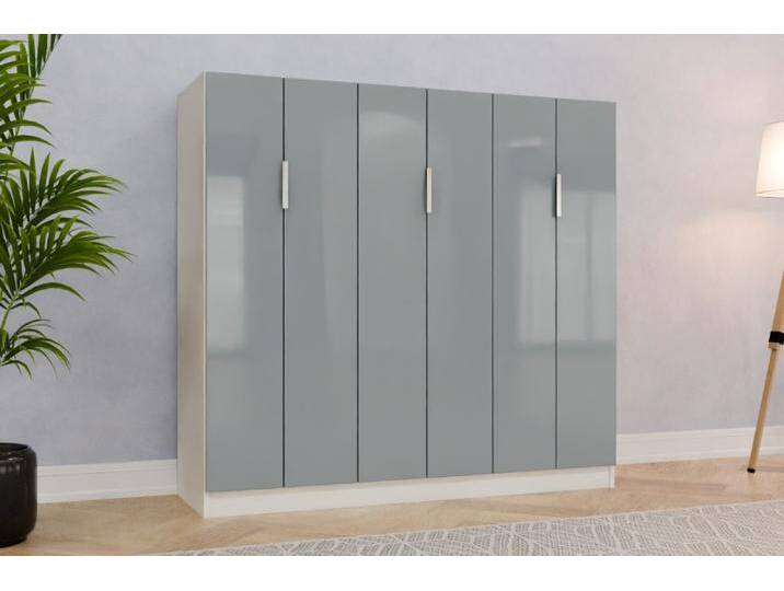 Büro Highboard nach Maß RAL 7001 Silbergrau 140x140x469cm Individuell konfigurieren Büro Highboard nach Maß RAL 7001 Silbergrau 140x140x469cm Individuell konfigurieren von deinschrank.de