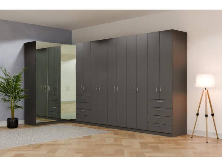Eckkleiderschrank nach Maß B175xB380xH240cm Individuell konfigurieren von deinschrank.de