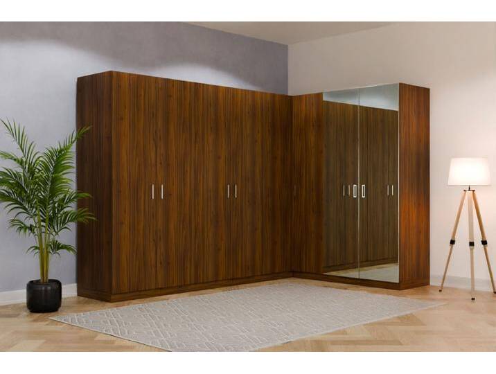 Eckkleiderschrank nach Maß B320xB151xH220cm Individuell konfigurieren von deinschrank.de